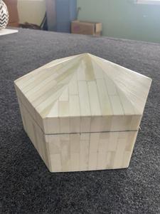 Cajas de regalo con incrustaciones de madreperla y resina de hueso hechas a medida ideales para tiendas de decoración del hogar para reventa - Product Image 6