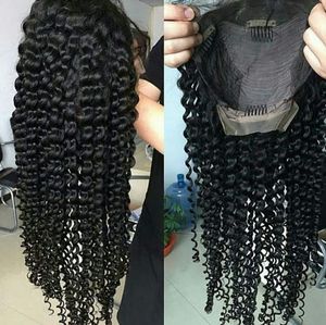 Perruque en dentelle complète de cheveux vierges de haute qualité, nouée à la main, 100% cheveux humains, fournisseurs de cheveux vierges en gros, lisse, transparente, dentelle complète HD - Product Image 2