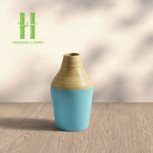 Alta especificación laca bambú hecho a mano Mesa decoración florero embalaje personalizado diseño moderno para decoración hecha de Vietnam - Product Image 2