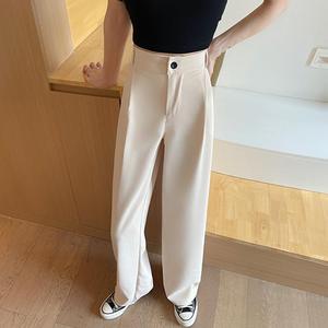 High Quality Heavyweight Sweatpants Custom Logo <b>Wide</b> <b>Leg</b> Baggy <b>Jogger</b> Pants High Waist Knitted Sweatpants Manufacturer - Product Image 5