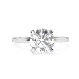 2,00 ctRound Cut Diamond Solitaire Anillo de compromiso para mujer - Product Image 3