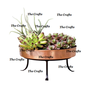 ชุดกระถางต้นไม้เหล็กสีทองสำหรับตกแต่งบ้านและห้องนั่งเล่น - Product Image 3