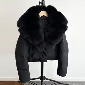 Chaqueta Acolchada de Plumón para Mujer, de Alta Calidad, con Logotipo Personalizado, Cuello Camisero Perfecto, Chaqueta de Mujer - Product Image 2