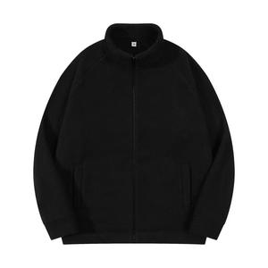 Vestes en toile à capuche coupe-vent à col montant en fausse fourrure d'automne avec logo brodé en gros du fabricant, 100% coton personnalisé - Product Image 3