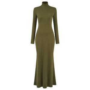 ODM meilleur choix robe d'hiver élégante pour femmes haut tendance écologique fabriqué au Vietnam respirant avec taille naturelle - Product Image 2