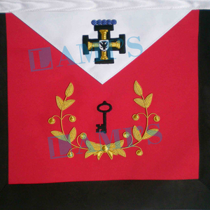 Masonic regalia scottish Rite ผ้ากันเปื้อนอิฐ aasr ผ้ากันเปื้อน27th องศาที่กำหนดเอง - Product Image 6