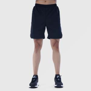 Pantalones Cortos Deportivos PowerWick Cómodos con Cintura Elástica, Pantalones Cortos de Baloncesto y Moda en Poliéster Negro con un Elegante Estampado - Product Image 5