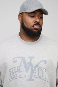 Premium Quality Custom Logo 400Gsm Fleece Thickened Solid Color Men Oversize Crew Neck Sweatshirt For Men - Product Image 5