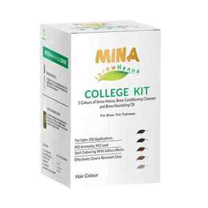 MinaIbrow College Private Label Kit de poudre de henné Rehausseur de sourcils Maquillage Teinture avec des ingrédients à base de plantes OEM - Product Image 5