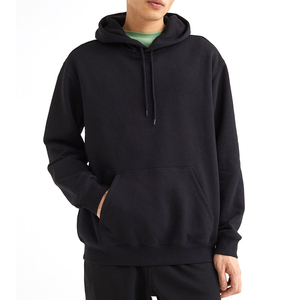 2023 sudaderas con capucha transpirables impresas personalizadas para hombre de manga larga con color sólido OEM al por mayor técnicas de invierno teñidas lisas - Product Image 1