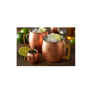 Tasse à eau en cuivre avec Mule de moscou, à usage domestique, classique, pour emballage personnalisé et à usage domestique, à bas prix - Product Image 1