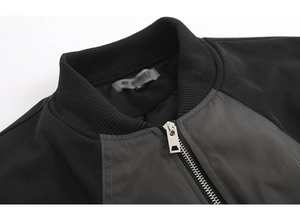 Veste rétro hip-hop personnalisée, veste de pilote, tissu personnalisé triple protection, personnalisation du logo, tissu en nylon de haute qualité, mouton - Product Image 4