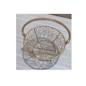 Square Shape Metal Hamper Bag for Home & Wedding Gifted Item Customization <b>Mesh</b> Wire Hamper <b>Basket</b> for Gift Storage & Containers - Product Image 6