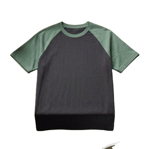 Camiseta Unisex de 200 g/m², Estilo Urbano, Cuello Redondo, Bloques de Color, Estampado Puff, Logotipo Personalizado, OEM, Venta al Por Mayor - Product Image 1