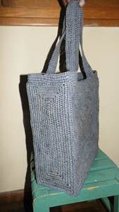 Bolso Tote Casual Plano de Rafia Tejida a Mano de Madagascar con Dos Asas, Moda Femenina, Multicolor, Forro de Cuero y Algodón, Abierto - Product Image 5