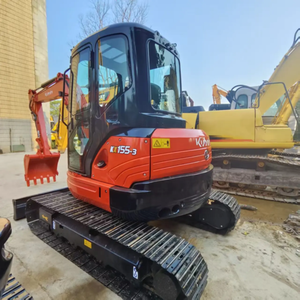 รถขุดขนาดเล็ก Kubota KX057-5 น้ำหนัก 5.5 ตัน เครื่องจักรสำหรับงานหนักเคลื่อนย้ายดินสำหรับไซต์ก่อสร้าง มีจำหน่ายในราคาขายส่ง - Product Image 1