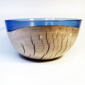 Bol en bois époxy émaillé de style moderne nouveau design plat de service de fruits pour les fêtes prix de gros - Product Image 3