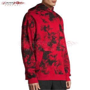 Tie Dye Pullover Hoodie para hombres con capucha con cordón de Basics Casualwear Collection Basics Men Hoodie - Product Image 5