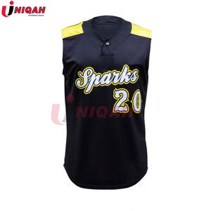 Maillot de baseball respirant personnalisé de haute qualité par sublimation, uniformes de softball à livraison rapide, personnalisables à 100 % - Product Image 4