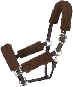 Cuello Halter de caballo acolchado de lana de nailon, suave, duradero, ligero, ajustable, cómodo, para la cabeza, Premium equipo ecuestre, fábrica a granel - Product Image 4