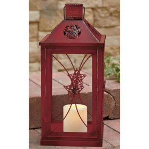 โคมไฟโลหะสีแดงทันสมัยล่าสุดโคมไฟตกแต่งเชิงเทียนสำหรับคริสต์มาสบ้าน nightlight ตกแต่ง - Product Image 5