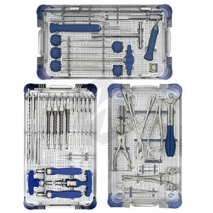 Juego de Instrumentos Quirúrgicos Reutilizables de Acero Inoxidable Ortopédico de Alta Calidad para Sistema de Tornillos Pediculares Manuales para Fijación Espinal - Product Image 2
