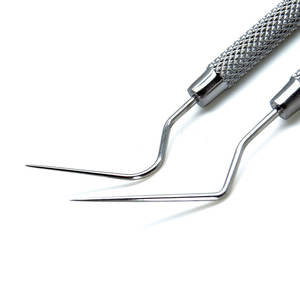 Examen diagnostique 4 pièces Instrument orthodontique Soins bucco-dentaires Miroir de base 5, Explorer 23/17, Scalaire faucille, Pince à épiler Meriam - Product Image 5