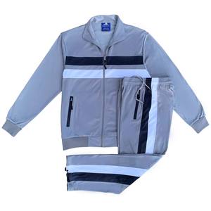 Survêtement de travail à rayures à la mode de qualité supérieure./Offre Spéciale nouveauté survêtement de style de rue vierge en gros - Product Image 2