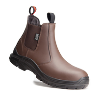 Chaussures de sécurité d'hiver personnalisées pour le soudage, bottes de travail à embout d'acier avec matériau anti-perforation en cuir + PU pour hommes - Pakistan