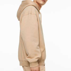 เสื้อมีฮู้ดผ้าหนาผ้าฝ้ายเทอร์รี่100% โอเวอร์ไซส์ผ้าเทอร์รี่แบบธรรมดาระบายความร้อนแบบโอเวอร์ไซส์ - Product Image 5