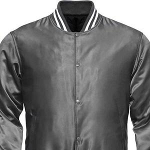 Chaqueta de satén de gran tamaño Chaqueta acolchada gruesa recortada - Product Image 4