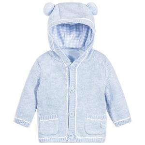 Cardigan d'hiver épais pour garçons, en pur coton, anti-boulochage, respirant, broderie, écologique, qualité supérieure, cardigan pour enfants - Product Image 5
