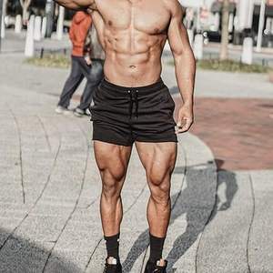 Venta caliente Activewear & Fitness Wear Shorts Set Camisetas de entrenamiento deportivo con pantalones cortos a juego para hombres - Product Image 3