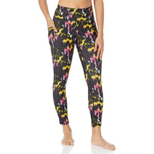 Mallas de yoga para gimnasio de talle alto Súper suaves y ligeras para mujer, mallas elásticas personalizadas - Product Image 1