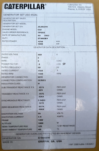 เครื่องกำเนิดไฟฟ้าดีเซลอุตสาหกรรม 1000 กิโลวัตต์ 480/277 โวลต์ สามเฟส 1504 แอมป์ พร้อมเซอร์กิตเบรกเกอร์ 1600 แอมป์ - Product Image 3