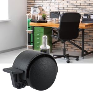 Ruedas giratorias pequeñas de repuesto para muebles, 50mm - Product Image 3