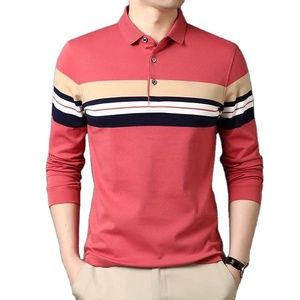 Venta al por mayor de alta calidad 100% algodón transpirable ropa casual logotipo personalizado Polo para hombres de punto Polo camisetas para hombres - Product Image 6