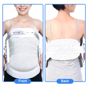 Fixation pour blessures de la colonne vertébrale, cadre en acier inoxydable, plusieurs options de taille, support de fixation d'hyperextension spinale réglable - Product Image 6