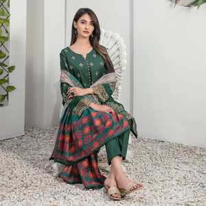 Collection de robes de mariage et de soirée pour femmes, Dhoti et Salwar Kameez Punjabi de designers indiens et pakistanais, style Bollywood, 6033 - Product Image 6