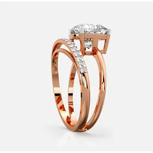 แหวนเพชรทรงลิโอราคูชชั่น - Product Image 3