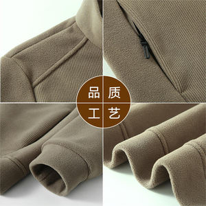 OEM Breathable Warm Wear Men Outdoor Outdoor Competitive Price Wholesales <b>Coat</b> Fleece Jacket - Product Image 3