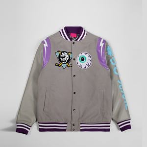 Veste universitaire de haute qualité pour homme, à double boutonnage, coupe ajustée, coupe-vent, respirante, avec logo personnalisé et broderie personnalisée - Product Image 4