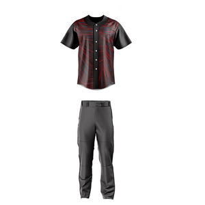 Ensemble de Tenues de Baseball Personnalisées de Qualité Supérieure, Respirant, Grande Taille, 100% Polyester, Séchage Rapide, Vêtements de Sport en Gros - Product Image 1