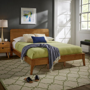 Diván Camas Muebles para el hogar Camas de madera de teca Muebles de dormitorio-Lany - Product Image 1