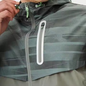 Ensemble short de jogging coupe-vent en polyester personnalisé 100% pour l'hiver Veste extérieure pour homme Survêtement avec logo personnalisé - Product Image 6