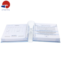 Planificateur personnalisé grand format à couverture rigide, impression de haute qualité, reliure spirale épaisse, organisateur annuel avec pages de planification mensuelle
