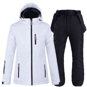 2024 traje de esquí de invierno para hombre, conjunto de Snowboard con aislamiento marrón cálido para exteriores, monos de esquí para hombre, traje de esquí de una pieza impermeable 20000 + Hoo - Product Image 3