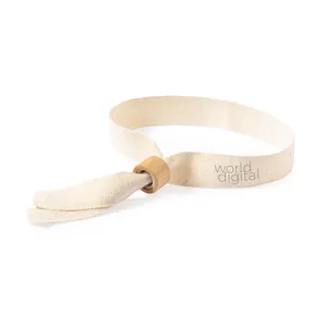 Braccialetto Promozionale Sostenibile in Cotone e Bambù - Product Image 2