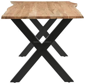 Table à manger contemporaine en bois massif pour la salle à manger, table à manger moderne en bois pour la maison, la cuisine, les restaurants - Product Image 2