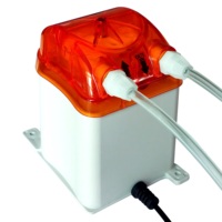 Pompe doseuse péristaltique basse pression 24V, tête de pompe interchangeable, boîtier orange, traitement de l'eau potable, péristaltique